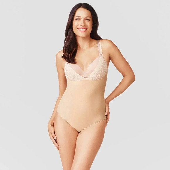 SMALL‎ Simply Perfect WT1146 Warner's Mesh Bodysuit - Picture 1 of 3
